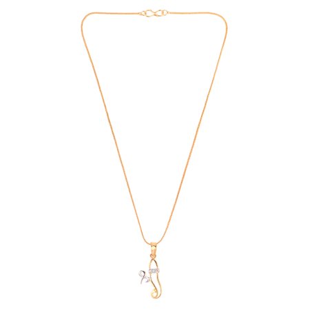 Efulgenz Pendant Chain Necklace India Hindu God Symbol Shree Spiritual Good Luck CZ Jewelry Gift for Men Women