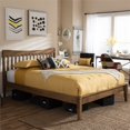 thumbnail image 1 of Edeline Queen Platform Bed in Walnut, 1 of 6