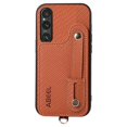 thumbnail image 1 of Carbon Fiber Texture PU+TPU Cover For Sony Xperia 1 V RFID Blocking Card Holder Kickstand Phone Case, 1 of 4