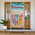 thumbnail image 6 of Nautical Style Welcome Banner Coastal Theme Beach Display Starfish Decor Ornament Coastal Backdrop for Beach Party Summer Event Welcome Ceremony, 6 of 9