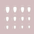thumbnail image 4 of Xihbxyly Uñas Postizas Cortas, Kit Reutilizable de Uñas Postizas, 24 Uñas de Aspecto Natural, Fácil Aplicación con Pegatinas Adhesivas, Decoración de Uñas Diy para Mujeres Ocupadas, Regalo Perfecto p, 4 of 7