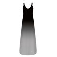 thumbnail image 3 of KaLI_store Casual Dresses for Women Womens Casual Beach Dress Round Neck Low Back Waist Swing Dresses Black,XXL, 3 of 3