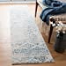 thumbnail image 3 of SAFAVIEH Tulum Collection 2' x 15' Ivory/Turquoise TUL272E Moroccan Boho Tribal Non-Shedding Entryway Foyer Living Room Kitchen Runner Rug, 3 of 15