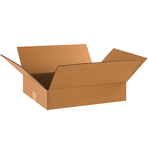 Boxes Fast BF18144 Corrugated Cardboard Flat Shipping Boxes, 18" x 14
