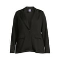 thumbnail image 5 of No Boundaries Juniors Plus Size Double Knit Blazer, 5 of 5