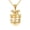 Yellow, variant on Solid Gold United States Navy Officially Licensed Master Chief Petty Officer Anchor (10K Rose Gold, Pendant)