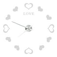 thumbnail image 4 of Wall Clock, Wall Stickers Clock, Acrylic Mirror  Large-Size For Home Decoration Gifts, Crafts Silver, 4 of 8
