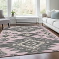 thumbnail image 5 of Dalyn Rugs Machine Washable Indoor/Outdoor Chantille Pink 10' x 14' Rug, 5 of 9