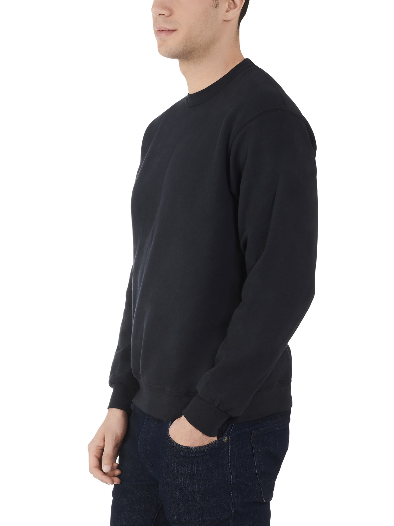 NEW FRUIT OF THE LOOM CREWNECK SWEATSHIRT MEN’S GRAY FLEECE VINTAGE SIZE 4XL