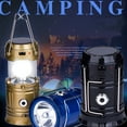 thumbnail image 3 of LED Camping Lantern Lightweight Waterproof Solar DC Rechargeable LED Flashlight Survival Kits, 3 of 5