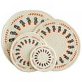 thumbnail image 3 of 1 Piece Woven Coaster for Dining Table Heat Insulation Placemat Coaster for Home Kitchen, 3 of 8