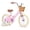 Spring Pink, variant on Glerc Little Miss 12 Inch Kids Bike for Girls Ages 2-4, Retro Vintage Toddler Bicycle with Training Wheels Basket Bell, Pink