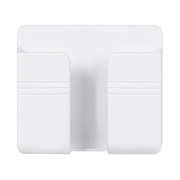 Adhesive Wall Mount Phone Holder Mobile Phone Charger Socket Pocket Damage Free