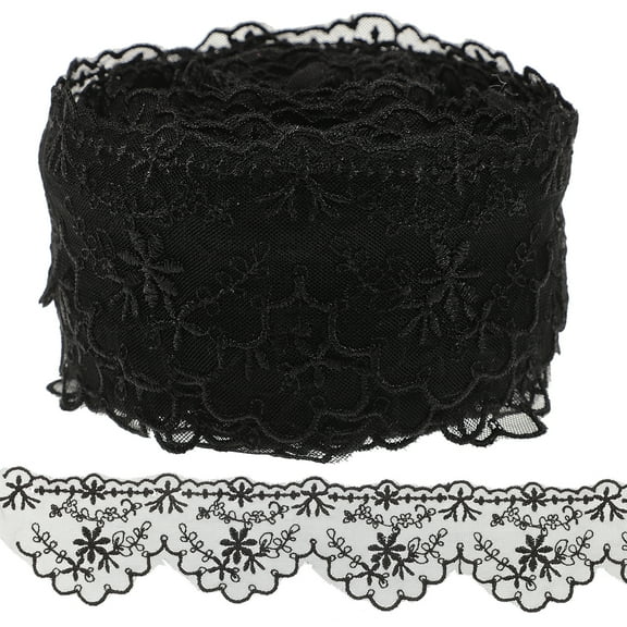 1 Roll of Clothes Lace Trim Wear-resistant Lace Trim DIY Clothes Trim DIY Craft Accessory
