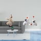 thumbnail image 2 of Colección de esculturas de figuras de elefantes payasos para centro de mesa, vitrina, comedor, sala de estar, dormitorio, decoración, regalo, estatuil, 2 of 8