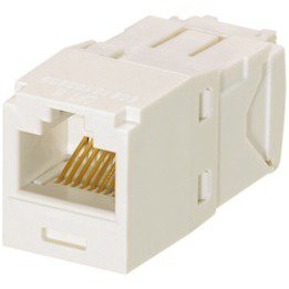 Panduit CJ688TGAW-24 Mini-Com TX6 Plus Cat6 Jack, Arctic White, Pack of 24