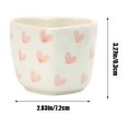 thumbnail image 3 of Love Candle Cup Pillar Candles Holders Candle Holder for Decoration Heart Candlestick Holders Taper Candles Wedding Decor Banquets Candle Holder Red Ceramics Fresh Dinner Party Candlestick Holders, 3 of 6