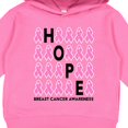 thumbnail image 3 of Inktastic Hope Breast Cancer Awareness Toddler Hoodie, 3 of 4