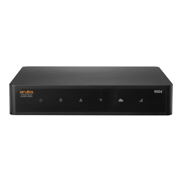 HPE Aruba 9004 (RW) - Gateway - 4 ports - 1GbE - ZigBee, NFC, Bluetooth - cloud-managed - BTO