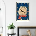 thumbnail image 2 of Air France - French Line - Vintage Airline Travel Poster (11x17Inches-Framed), 2 of 6