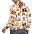 thumbnail image 6 of Naloa Fall Farm Pumpkin Men's Casual Hooded Collar Drawstring Hoodies Pullover Sweatshirts Casual Long Sleeve Shirts-X-Large, 6 of 7