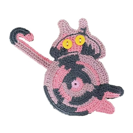 

Playful Cat Coaster Set Durable Placemats Perfect for Cat Lovers and Party Hosts