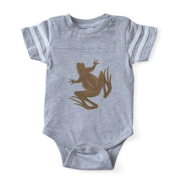 CafePress - FIN Frog2 - Cute Infant Baby Football Bodysuit