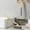 Yellow, variant on Partheme Bristle Crevice Brush - 360° Rotating Head with Ergonomic Grip | Multi-Surface Cleaner for Bathroom, Kitchen, Window Tracks , White