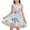 b-933Light Blue466, variant on MEZZALL Girls Flower Print Sleeveless Dress With Pockets Cute Casual Summer Play For Toddler Kids O-Neck Lovely Dresses