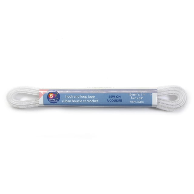 Ruban auto-agrippant ESPRIT à coudre – 19mm x 1m (¾" x 39") – Blanc