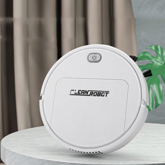 Robot aspirador inteligente Mini succión fuerte y silenciosa hasta 120 tiempo de tiempo de tiempo de de tiempo de ejecución Barrido automático Recolección de polvo Aspirado blanco Macarena robot aspirador