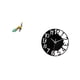 thumbnail image 5 of Estatua del pavo real,Estatua de pavo real,adorno de escritorio creativo y divertido,Reloj de pared grande,Reloj de pared acrílico silencioso moderno,Reloj de pared grande para, 5 of 8