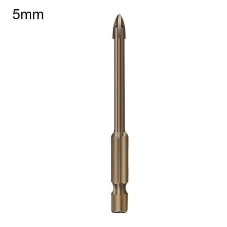 

AOKID Triangle Drill Bit Universal Triangle Drill Bit High Hardness Anti-rust Widely Used Low Resistance Cross Drill Bit for Ceramic Tile