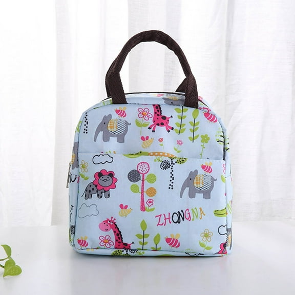 Aminojy Insulated Lunch Bag for Adults - Large Thermal Tote with Front Pocket, Reusable Lunch Box for Work, Office, Picnic & Travel - Durable Food Cooler Bag for Men & Women (Multiple Colors)
