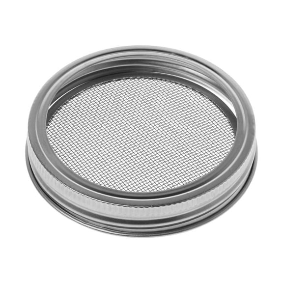 HeroNeo Stainless Steel Strainer Sprouting Lid For Wide Mouth Mason Jars Canning Jars