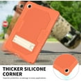 thumbnail image 3 of Case for Samsung Galaxy Tab A8 or Tablet Model SM-X200/X205/X207, Slim Duty Drop Proof Shockproof Protective Cover with Stand Pencil Holder for Samsung Galaxy Tab A8 10.5 inch 2022 (Coral Orange), 3 of 14