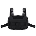 thumbnail image 1 of Sac de Poitrine Tactique Imperméable Spacieux et Confortable pour Hommes Noir, 1 of 9