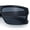 Black Yellow Frame - Black, variant on Rectangular Sunglasses for Men UV400 Polycarbonate Lens Lightweight Durable Frame Modern Everyday Style Black Yellow Frame - Black Lens