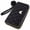 Black, variant on Womens Wristlet Wallets, PU Leather Clutch Double Zipper Credit Card Wallet with Multi Card Slots