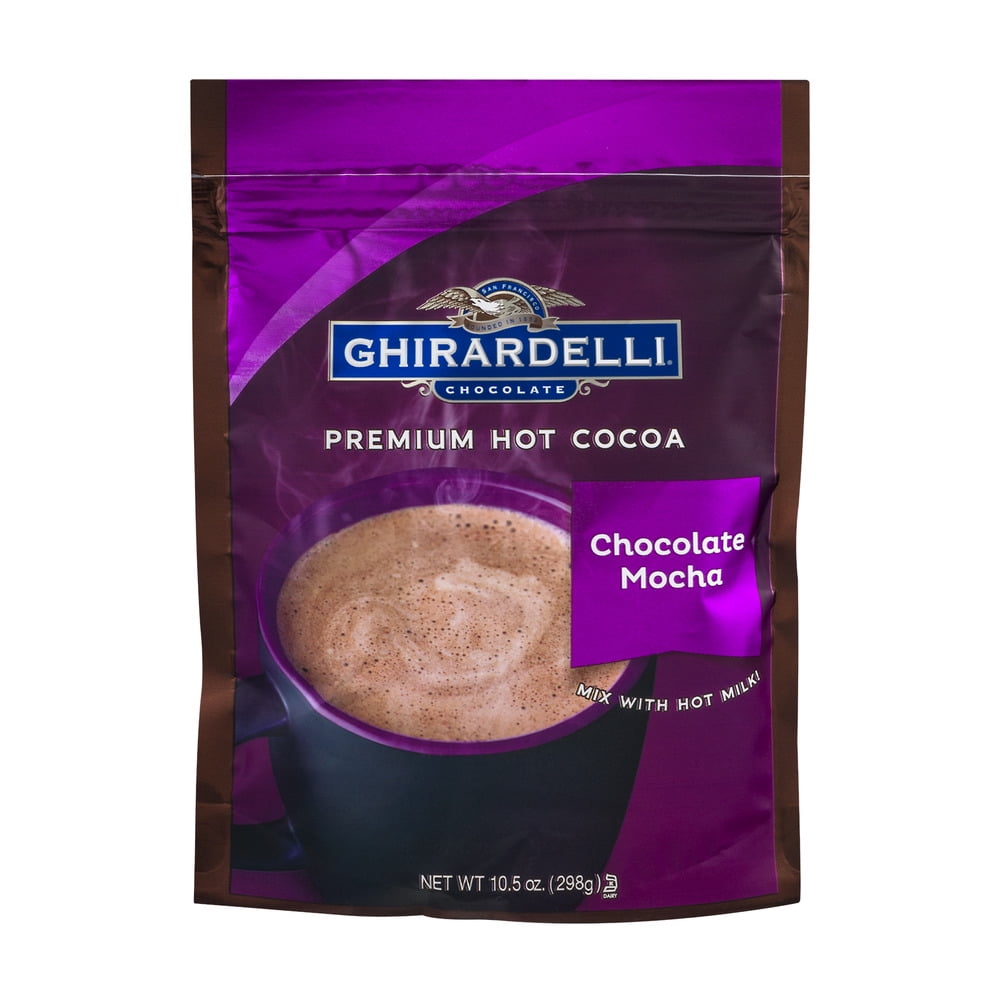 Ghirardelli Chocolate Premium Hot Cocoa Chocolate Mocha, 10.5 OZ by Ghirardelli Chocolate Company