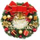 thumbnail image 1 of Navideña De 30Cm Para Colgar En La Pared De La Puerta Delantera, Corona De Mimbre Con Lazo, Jingle, Fiesta De Vacaciones, Decoración Del Árbol Del Hogar Serendint HA041410-03, 1 of 6
