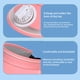 thumbnail image 5 of Sombrero para el sol para mujer con ventilador recargable USB incorporado | Tapa de visera de enfriamiento ajustable de tres velocidades | Protección UV de gran superficie | Acrílico ligero, 5 of 8