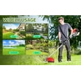 thumbnail image 2 of 5 in 1 Gas Weed Wacker Weed Eater String Trimmer Grass Edger Grass Trimmer Cordless Weed Trimmer Grass Cutter Machine 52cc Petrol Hedge Trimmer Chainsaw Brush, 2 of 10