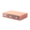 Desktop Drawer Organizer Storage Box Files Cosmetic Jewlery Organizer Bin Coral Grid