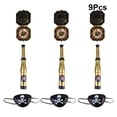 thumbnail image 3 of CIMAXIC 9pcs Kids Plastic Game Toys Eye Patch Compass Telescope Set Pirate Eye Mask Cosplay Pirate Dress Up Set Costume Accessory for Child(3pcs Eye Patch, 3pcs Compass, 3pcs Telescope), 3 of 4