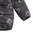 thumbnail image 5 of Chaqueta acolchada de Minnie Mouse de Disney para niñas con capucha, negra, talla 5, 5 of 5