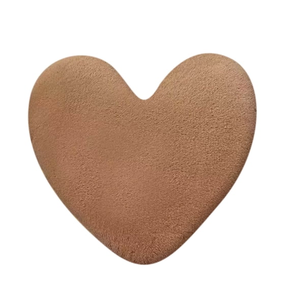 Solid Color Heart Shaped Throw Pillows Heart Shaped Sofa Cushion Home Decor Gift 19.7inch