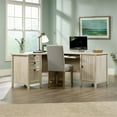 thumbnail image 2 of Pemberly Row Coastal Wood L Shaped Computer Desk in Chalked Chestnut, 2 of 13