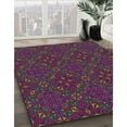 thumbnail image 2 of Ahgly Company Indoor Square Patterned Mauve Taupe Purple Abstract Area Rugs, 3' Square, 2 of 6