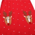 thumbnail image 4 of HILEELANG Little Girl Christmas Dress Red Dot Deer Elk Santa Applique Long Sleeve Cotton Casual Tunic Shirt Outfits Dresses Size 6, 4 of 7